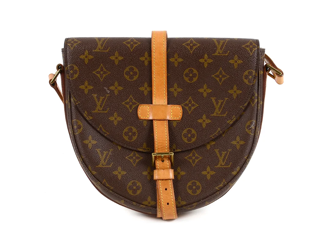 VÄSKA, LOUIS VUITTON, vintage (från 1986), Chantilly GM, monogram canvas, 24x22x6 cm, reglerbar axelrem, dustbag. Facket på väskans insida är skadat. — Accessoarer/Väskor — Kaplans