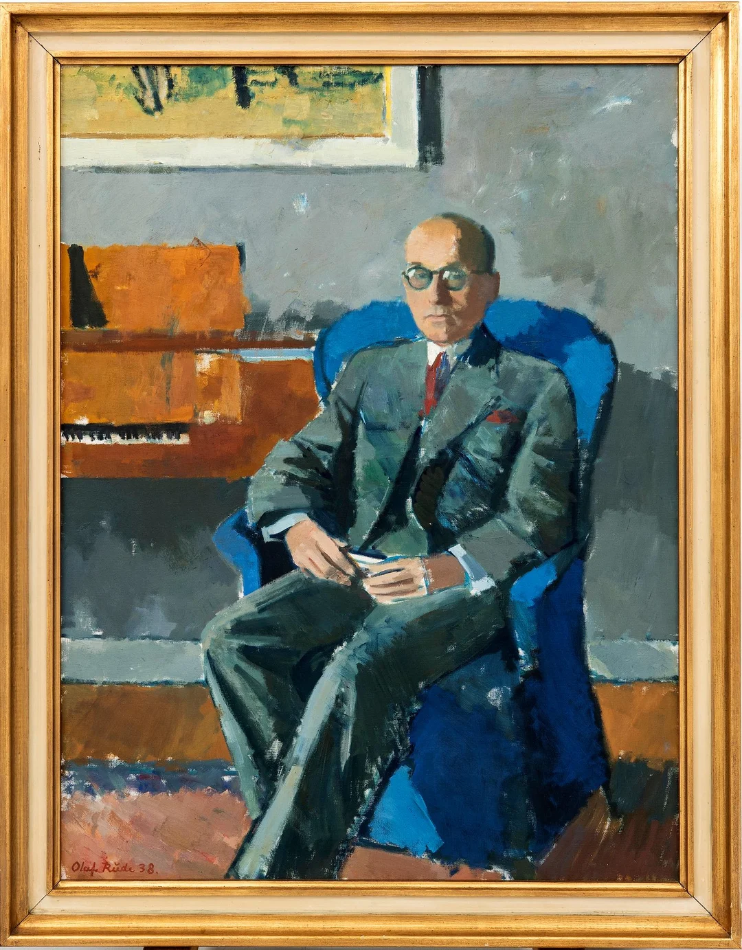 Olaf Rude, Porträtt av Jakob Jakobsen. — Konst/Modern internationell konst — Bukowskis
