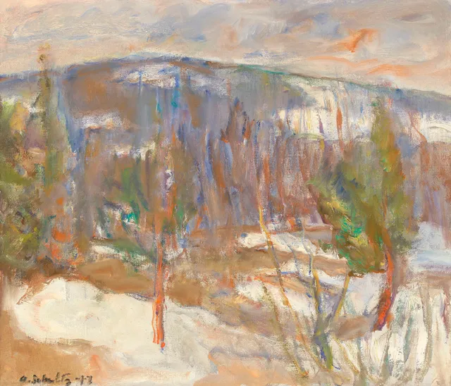 Schultz, Alexander — Vinterlandskap