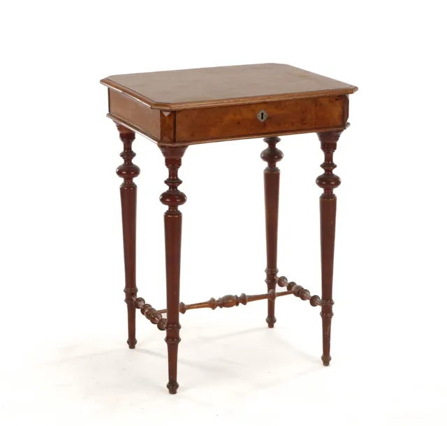 Mahogany sewing table