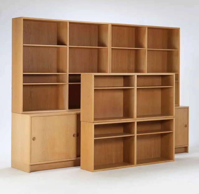 Børge Mogensen (1914-1972) for Karl Andersson & Sön: 'Øresund' oak shelving system (6)