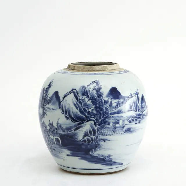 BOJAN, porslin, Kina Kangxi 16/1700-tal.