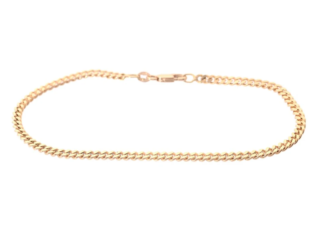 ARMBAND, 18K guld, pansarlänk, längd 20,5 cm, vikt 6,8 g. — Smycken/Armband — Kaplans