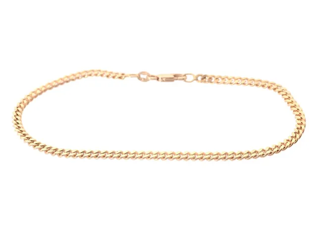 ARMBAND, 18K guld, pansarlänk, längd 20,5 cm, vikt 6,8 g.