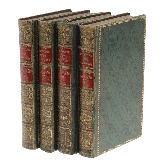 THEOPHILE LAVALLE. Histoire Des Francais, Four Volumes, 1860.