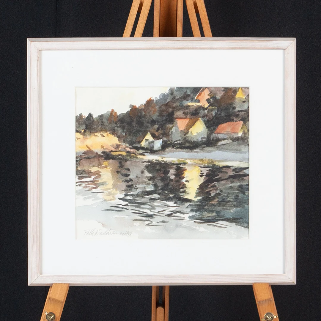 PELLE WADSTRÖMER. Akvarell, signerad och daterad 1998. — Paintings — Laholms Auktionskammare