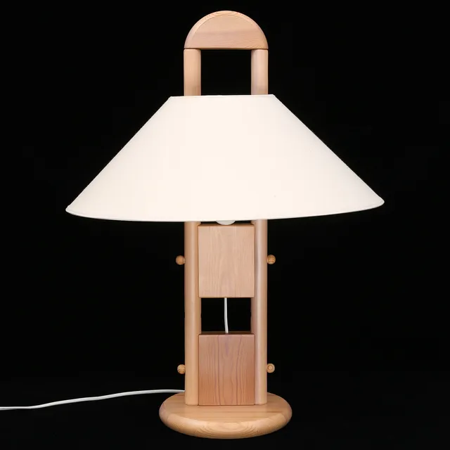 BORDSLAMPA, furu, 1900-talets andra hälft.