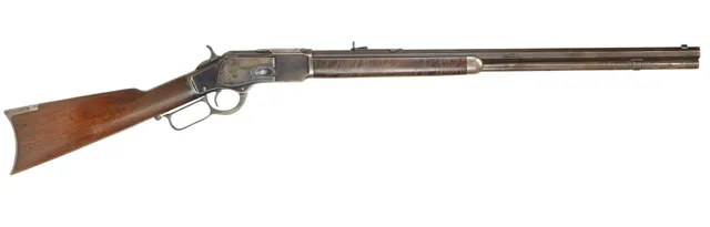 KULGEVÄR, fabrikat Winchester, modell 1873, kaliber .38-40, tillv.nr 444327B, se-nr SE0242646.