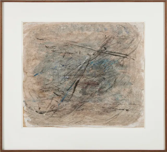 HARALD LYTH. "Uppflog", signerad LYTH, daterad 1984 a tergo, blandteknik.