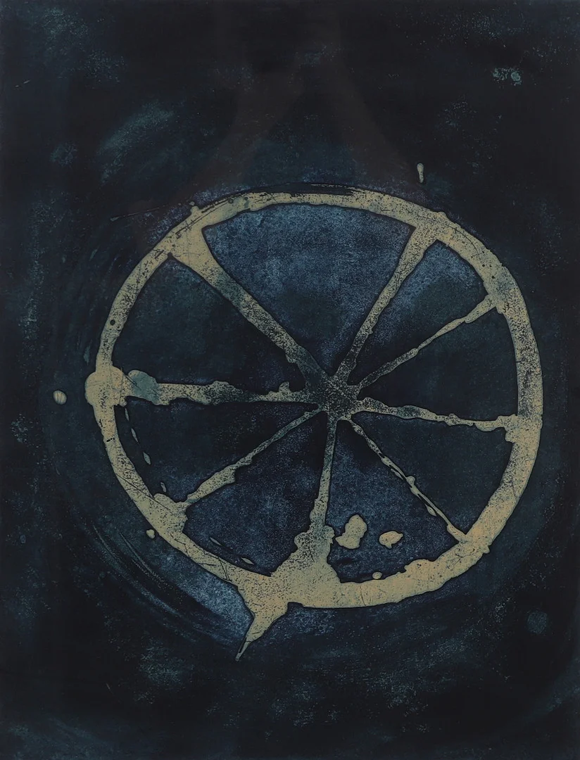LONE RECHT. "Tidvatten IV", etsning, signerad. — Engravings & Prints — Helsingborgs Auktionskammare