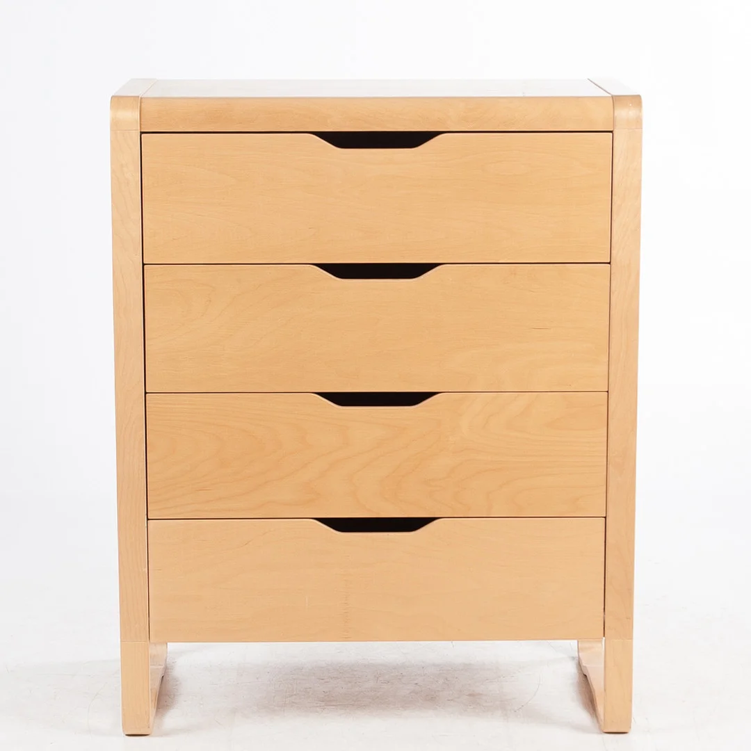 EHLÉN JOHANSSON. Byrå, formpressad björk, "Ånes", IKEA, 2000-tal. — Chests of drawers — Laholms Auktionskammare