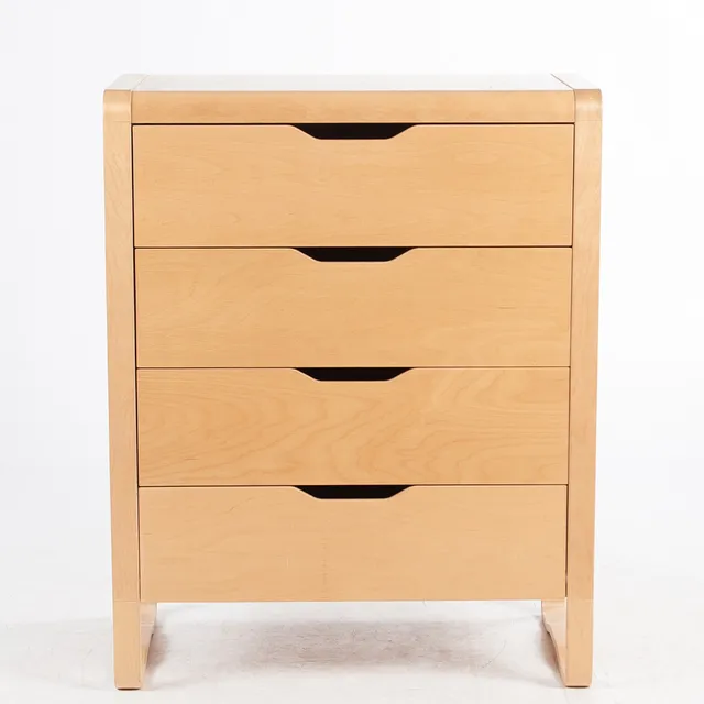 EHLÉN JOHANSSON. Byrå, formpressad björk, "Ånes", IKEA, 2000-tal.
