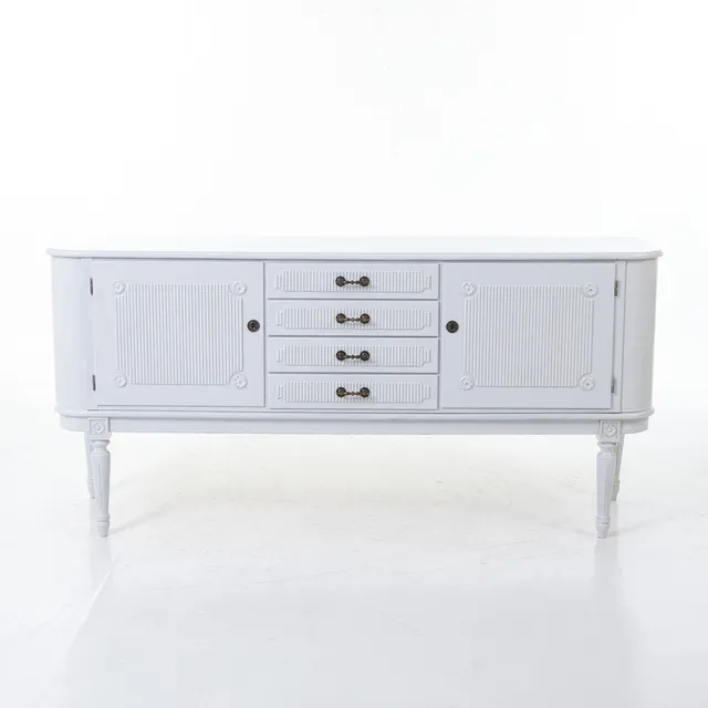 SIDEBOARD, 1900-talets andra hälft, gustaviansk stil, bemålad.