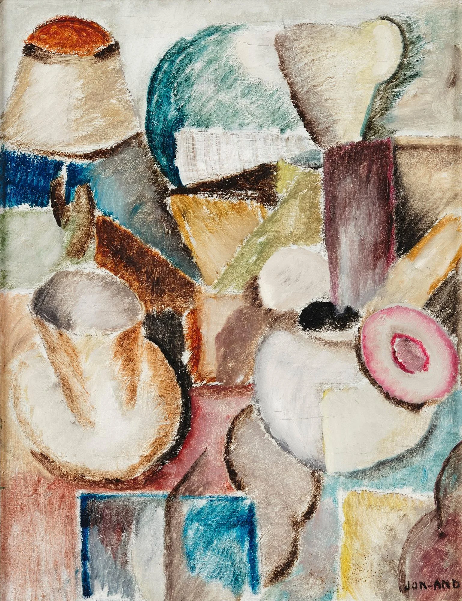 John Jon-And, "Stilleben i gråbeige". — Bukowskis
