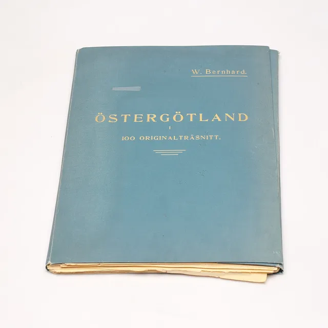 WALDEMAR BERNHARD. Grafisk mapp över Östergötland.