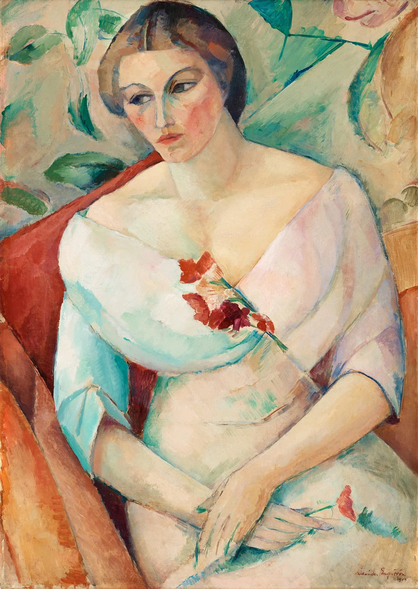 Leander Engström, "Konstnärens hustru". — Bukowskis