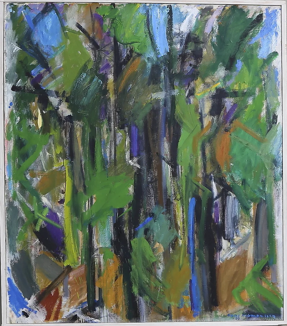 HANS HERMANSSON. olja på duk, 127x147 cm, signerad och daterad 00. — Paintings — Gomér & Andersson Linköping