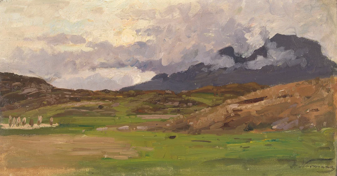 Normann, Adelsteen — "Fra Sogn" — Kunst/Maleri — Blomqvist