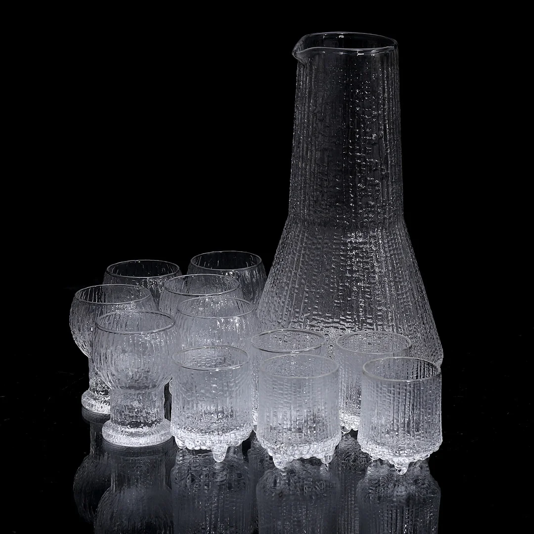TAPIO WIRKKALA. Servisdelar, 12 st, "Ultima Thule" , Ittala, Finland. — Utility glass — Auktionshuset Thelin & Johansson