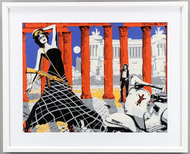 RICHARD RYAN. Litografi 211/350, signerad.