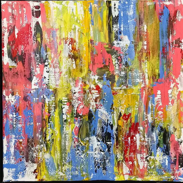 MILLER, C. Abstraktion VII, 2006, Acryl auf Leinwand.
