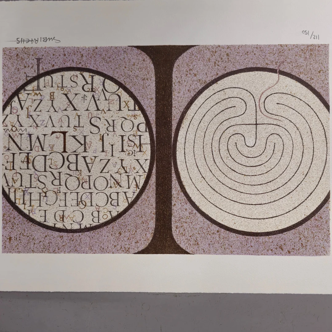 JOSEP MARIA SUBIRACHS. "CINQUANTÁ ANIVERSARI" LITOGRAFIA SOBRE PAPEL FIRMADA Y NUMERADA A LÁPIZ 112/150. — Engravings & Prints — Barcelona Auctions