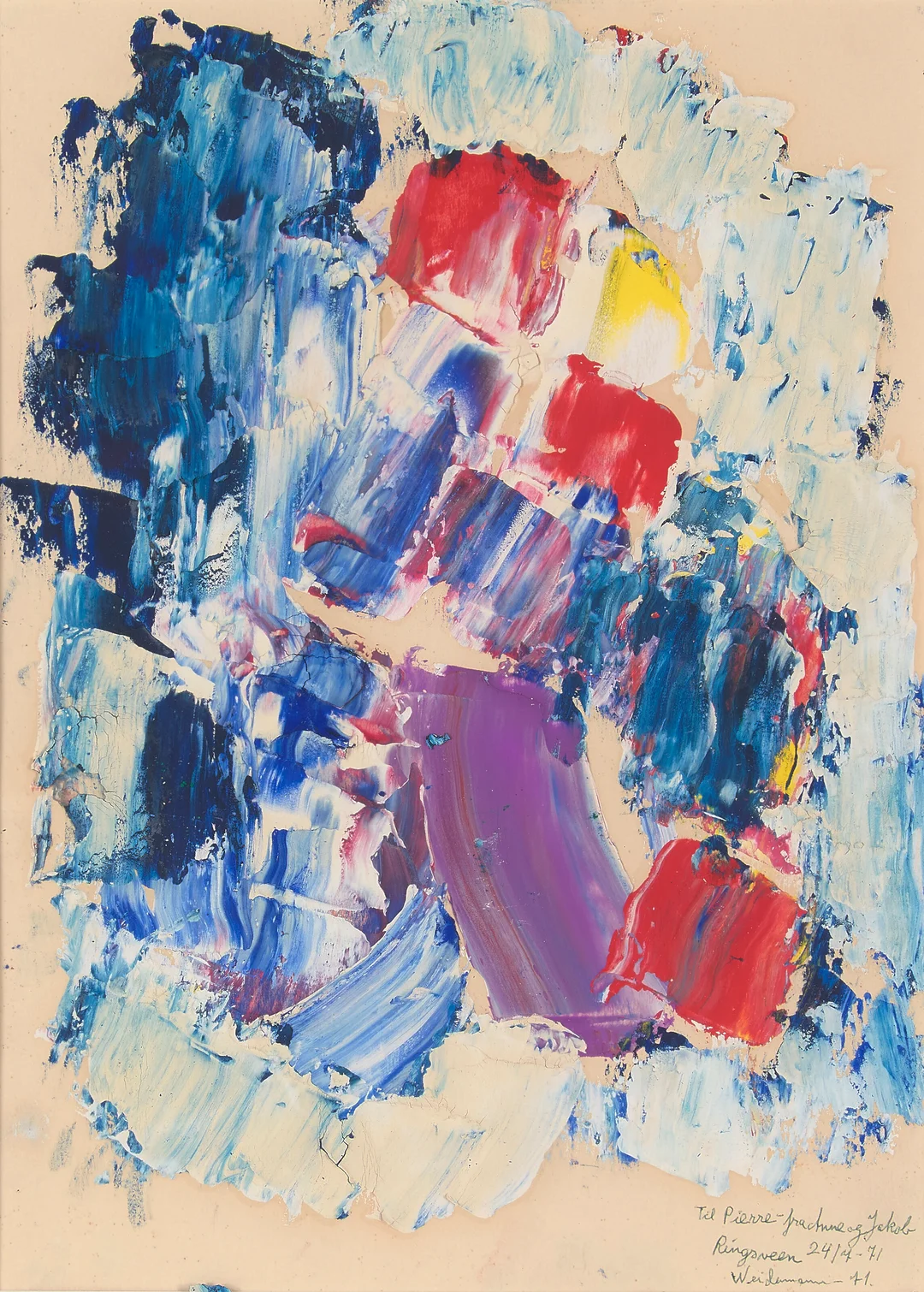 Weidemann, Jakob — Komposisjon, 1971 — Kunst/Øvrig billedkunst — Blomqvist
