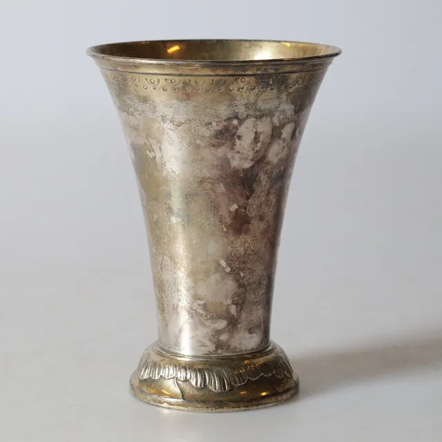 POKAL, silver, C.G. Hallberg, Stockholm, 1946. Totalvikt ca 158,6 gram.