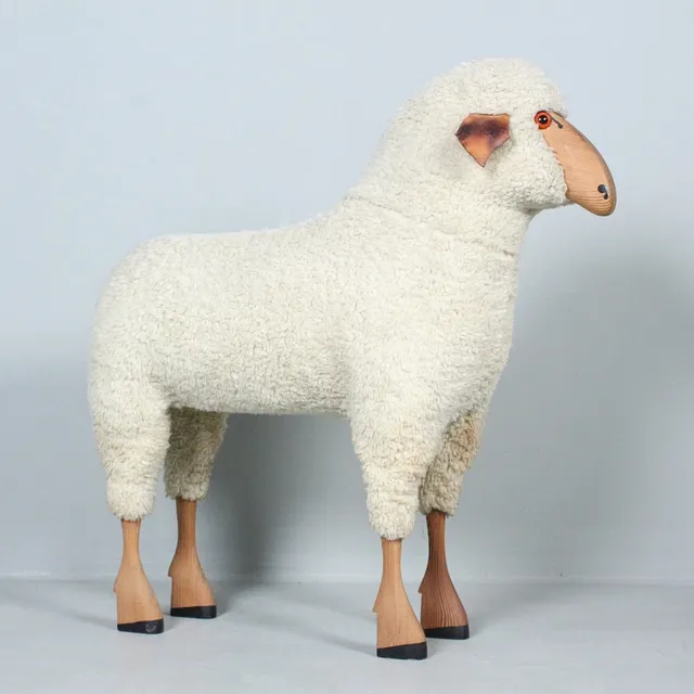 HANNS PETER KRAFFT für MEIER. Figur / Hocker 'Schaf', Deutschland, 1960er Jahre.