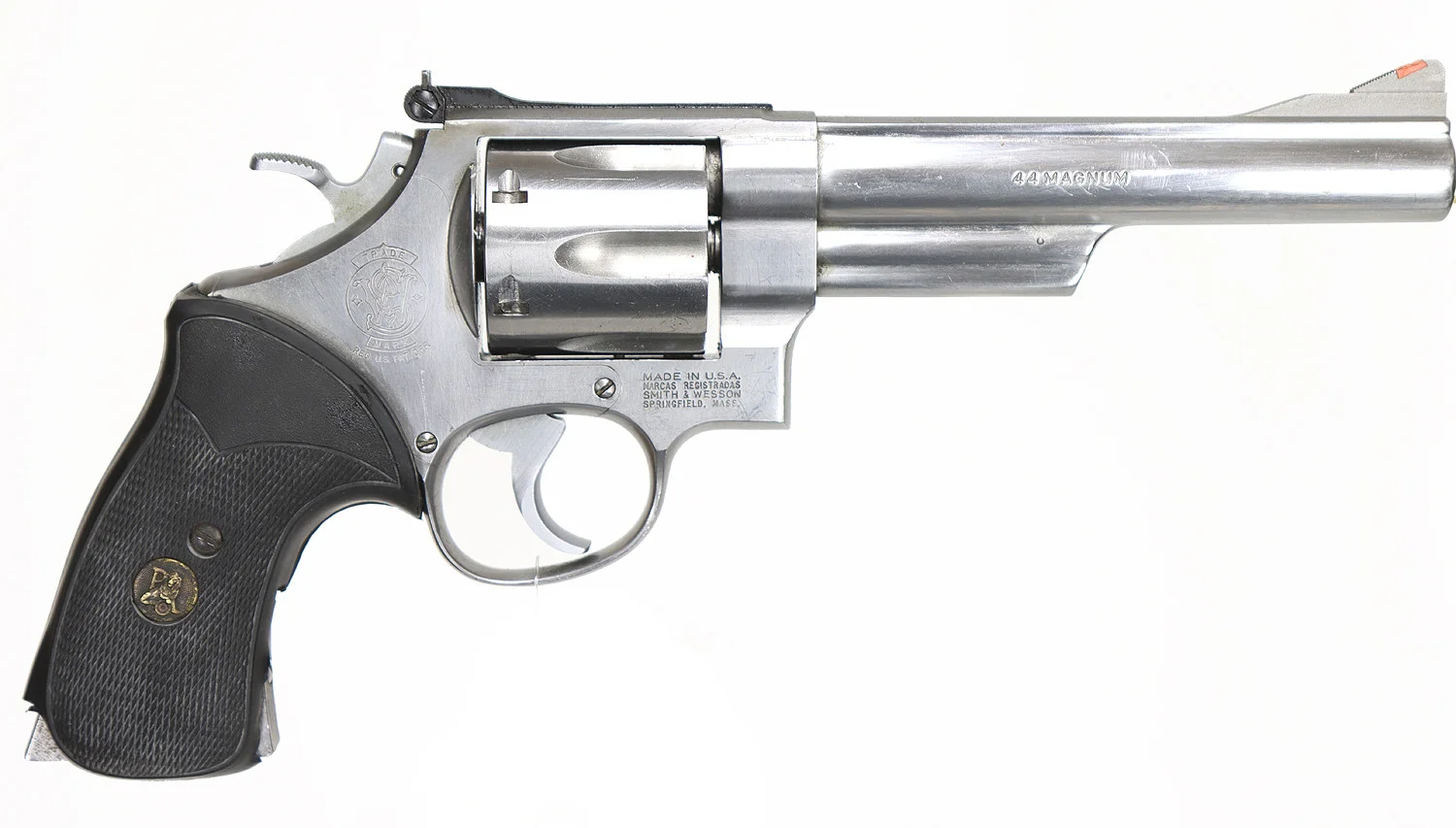 211. REVOLVER, amerikansk, Double Action, fabrikat Smith & Wesson, modell 629-1, kaliber .44 Magnum, tillv.nr AYS9348, se-nr SE0989936. — Revolvers — Walter Borg