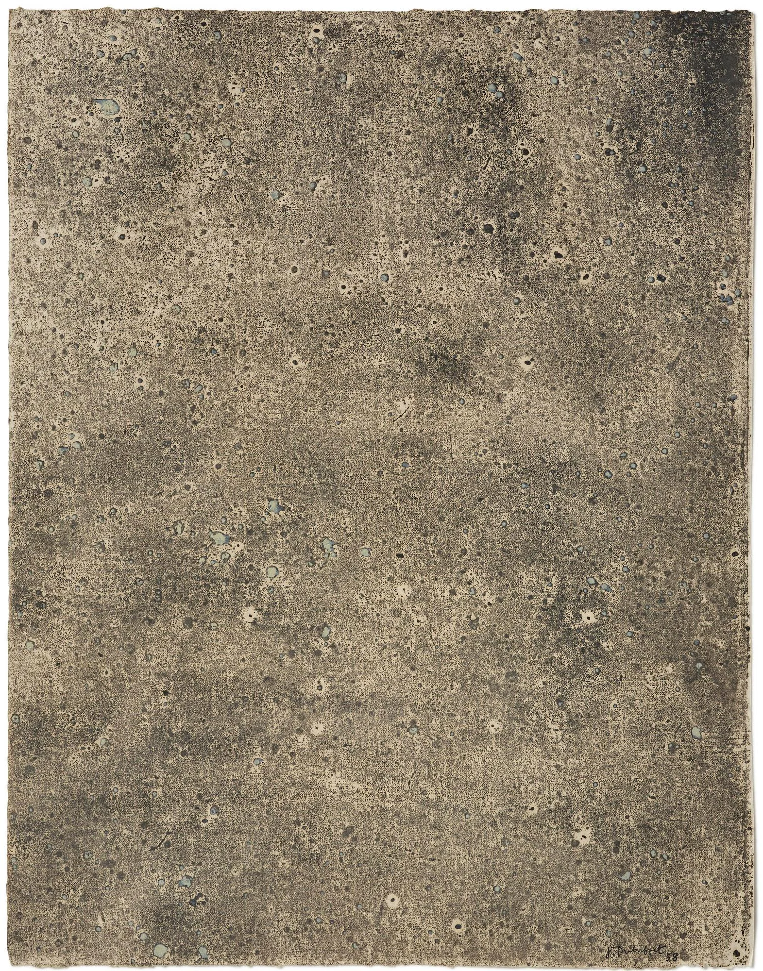 Jean Dubuffet, "Empreinte texturologique". — Bukowskis