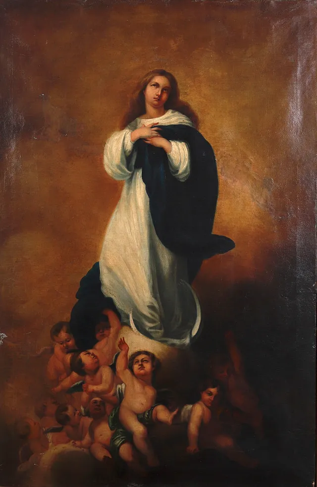 AFTER BARTOLOMÉ ESTEBAN MURILLO. "Inmaculada de Soult”.