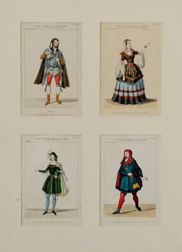 MODEPLANSCHER, etsning, Frankrike, 1900-tal.