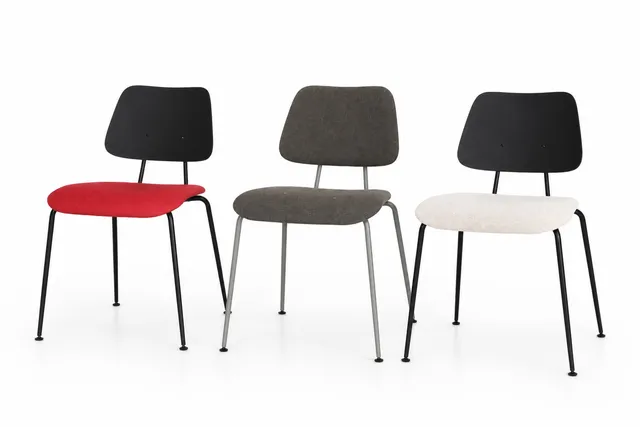 Norm Architects for Labofa. Three dining chairs / stacking chairs, model Heritage 11.1, exhibition models (3)