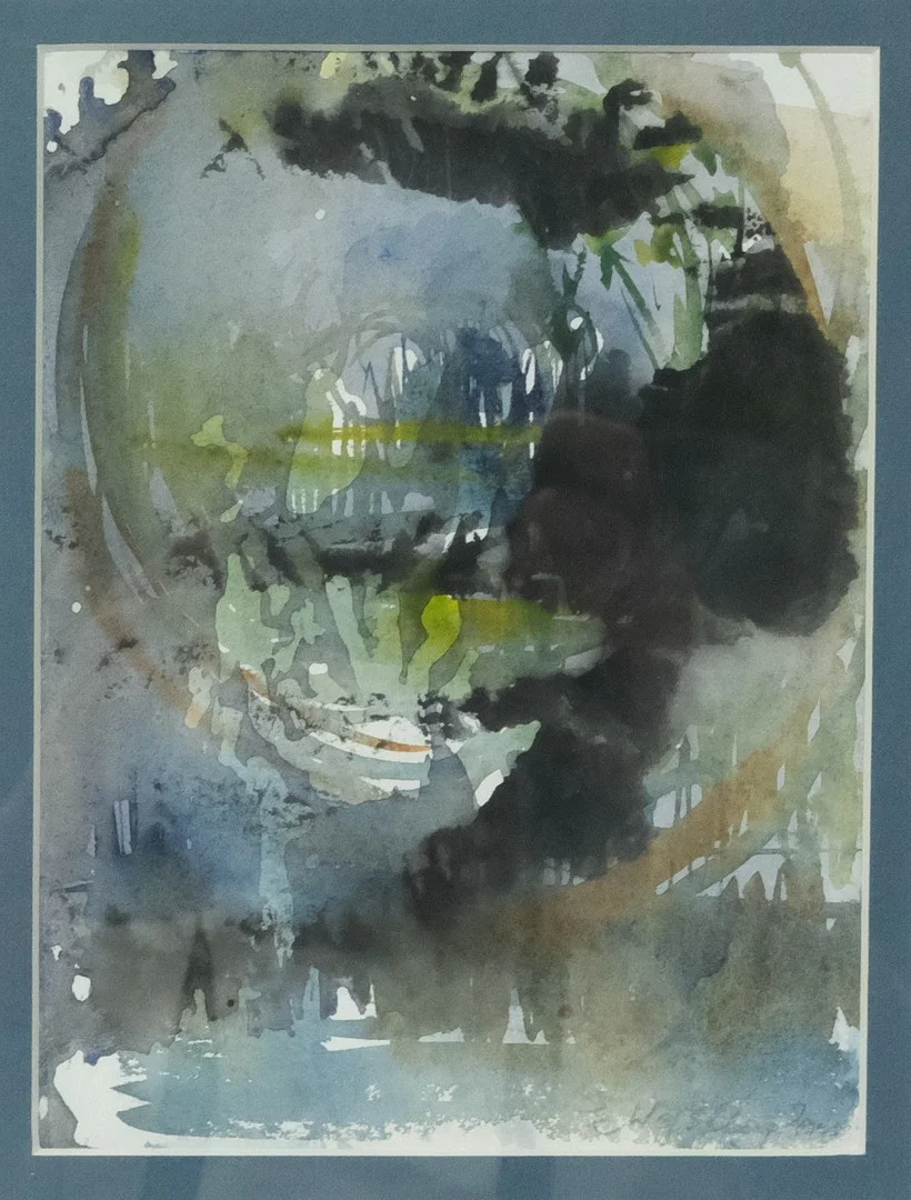 ELISABETH WEJSFLOG. AKVARELL. KOMPOSITION. — Paintings — Björnssons Auktionskammare