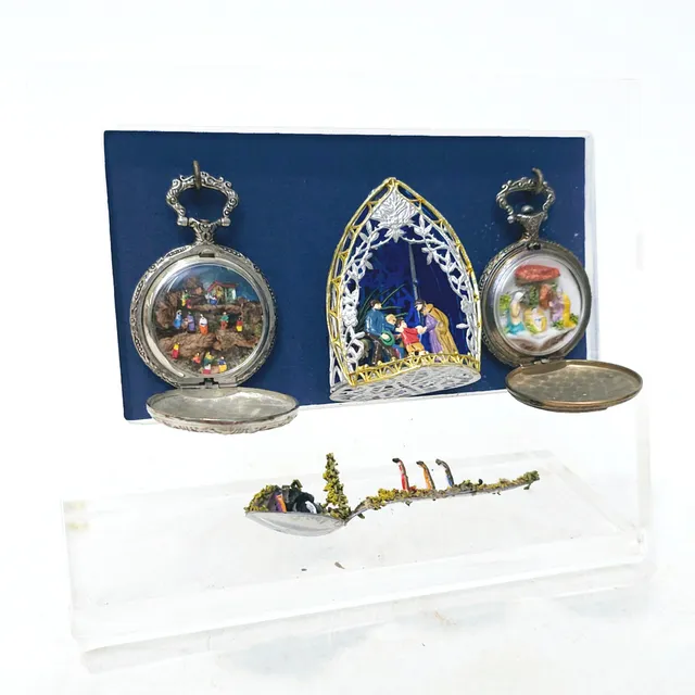 COLECCIÓN DE PESEBRES EN MINIATURA.