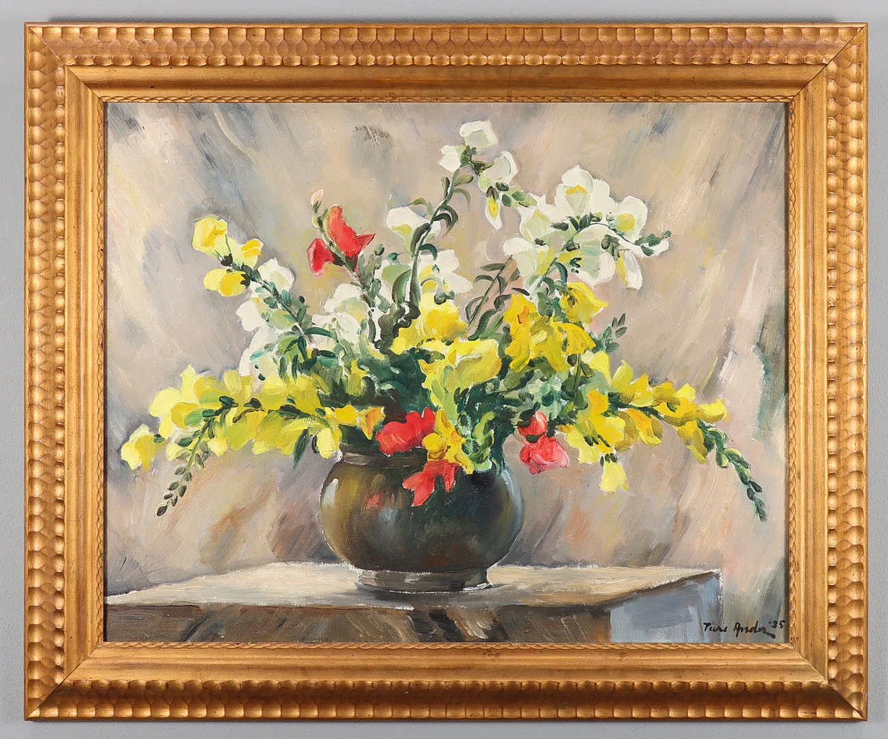 TURE ANDER. Olja på duk, signerad och daterad -35. — Paintings — Karlstad Hammarö Auktionsverk