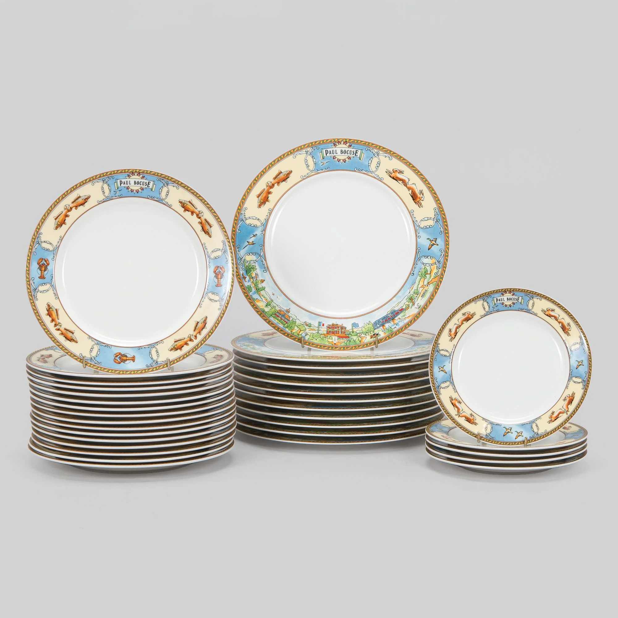 Servis 33 delar, porslin, "Paul Bocuse" design Vavro för Villeroy & Boch. — Keramik & Porslin/Serviser — Bukowskis