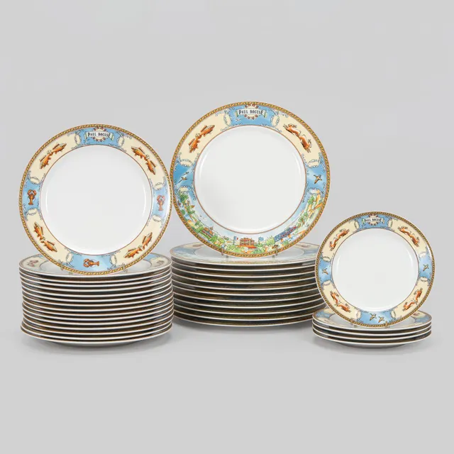 Servis 33 delar, porslin, "Paul Bocuse" design Vavro för Villeroy & Boch.