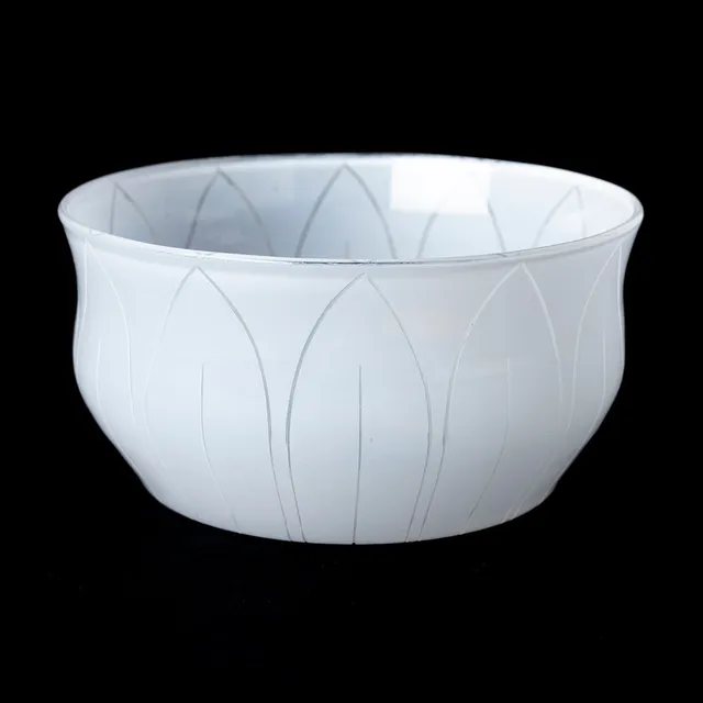 SVEN ERIK SKAWONIUS. Skål, Kosta, vitt överfångsglas med graverad dekor, signerad, märkt 145.