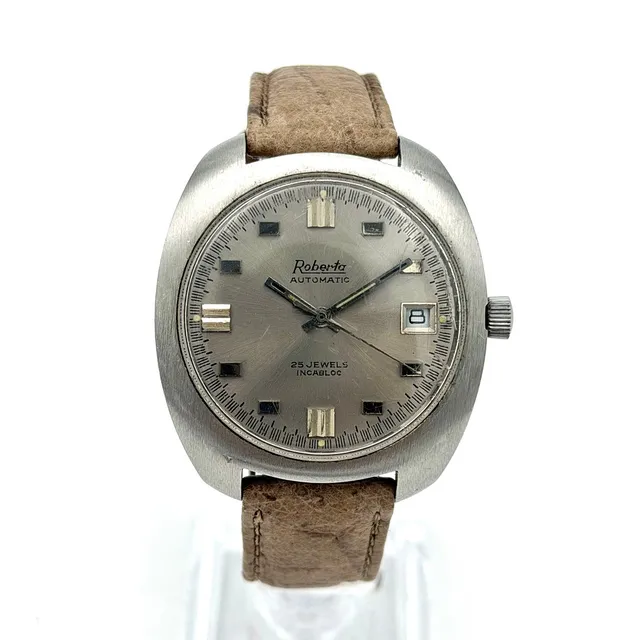 ROBERTA, armbandsur, 1970-tal, automatic, stål.