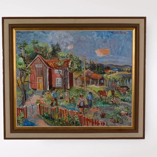 WALBORG NORRMAN (1919-2000). Olja på duk.