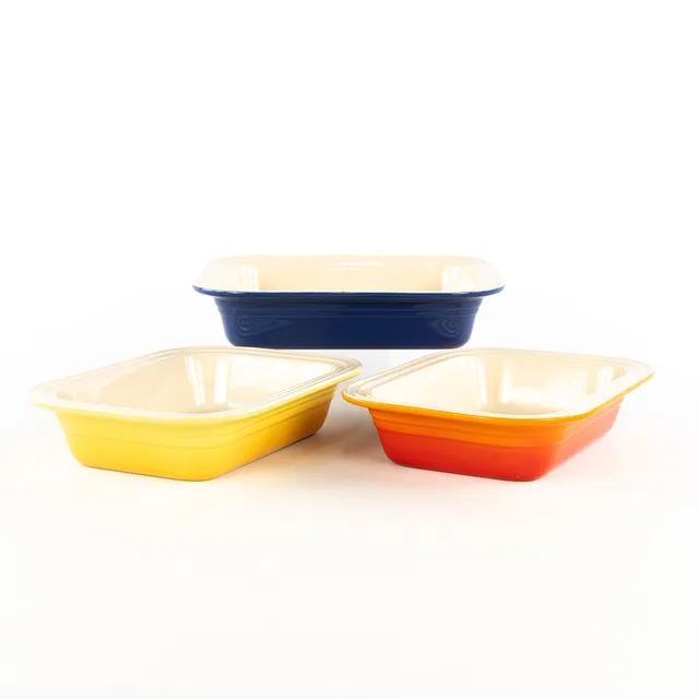 UGNSFORMAR, 3 stycken, keramik, Le Creuset.
