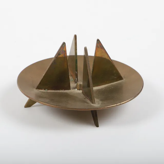 PIERRE FORSELL. Ljusstake, "Festivitas", mässing, Skultuna.