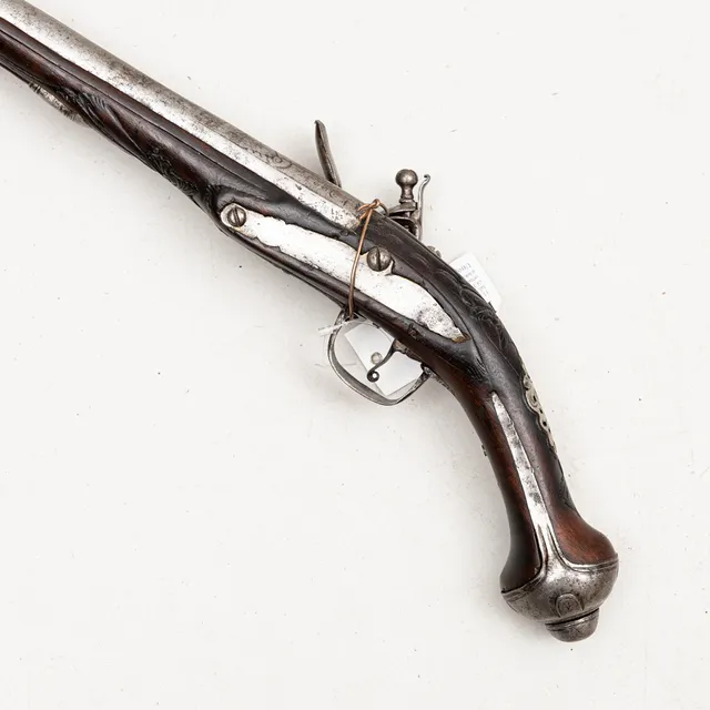 FLINTLÅSPISTOL, Ottomansk, 1800-tal.