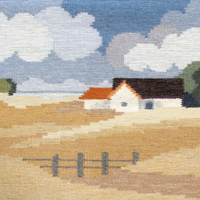 INGEGERD SILOW. Väggbonad, "Höst", röllakan. Axeco. 1960-tal.