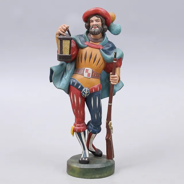 SKULPTUR, Oberammergau, Tyskland, höjd 80 cm.