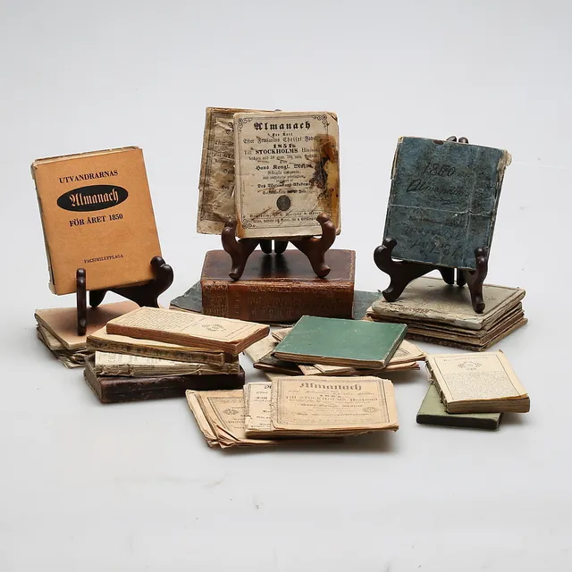 HOFKALENDRAR OCH ALMANACKOR, 1700-1800-TAL.