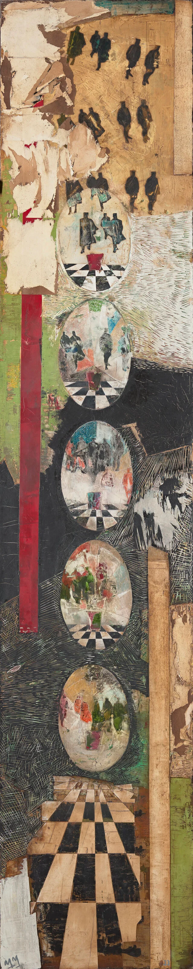 Johannessen, Jens — «De hører ikke hjemme her» 2002 — Kunst/Maleri — Blomqvist