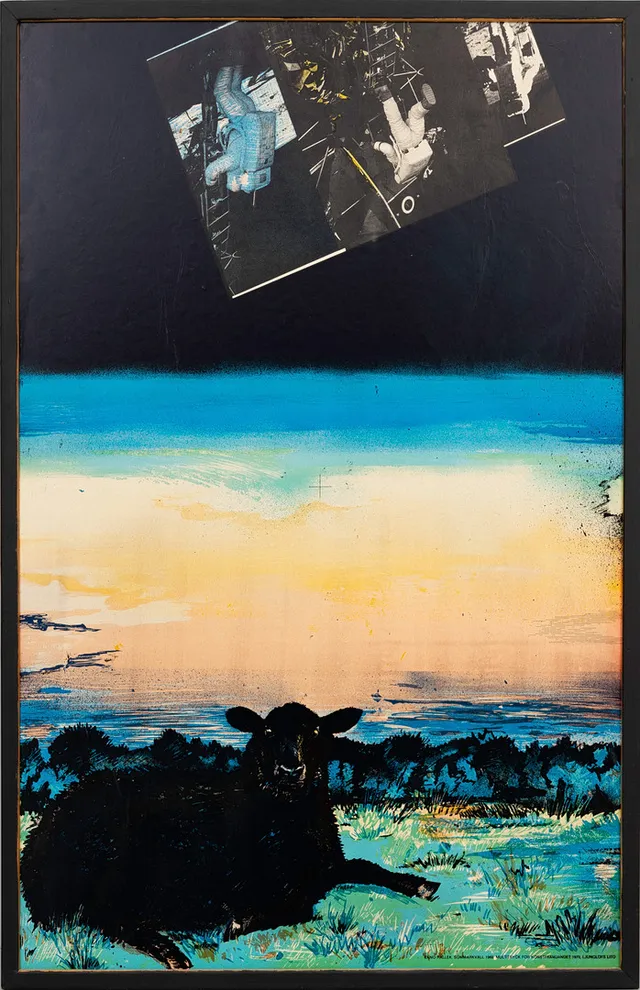 ENNO HALLEK. "Sommarkväll 1969", multitryck, för Konstfrämjandet, Ljunglöfs Lito, 1970.